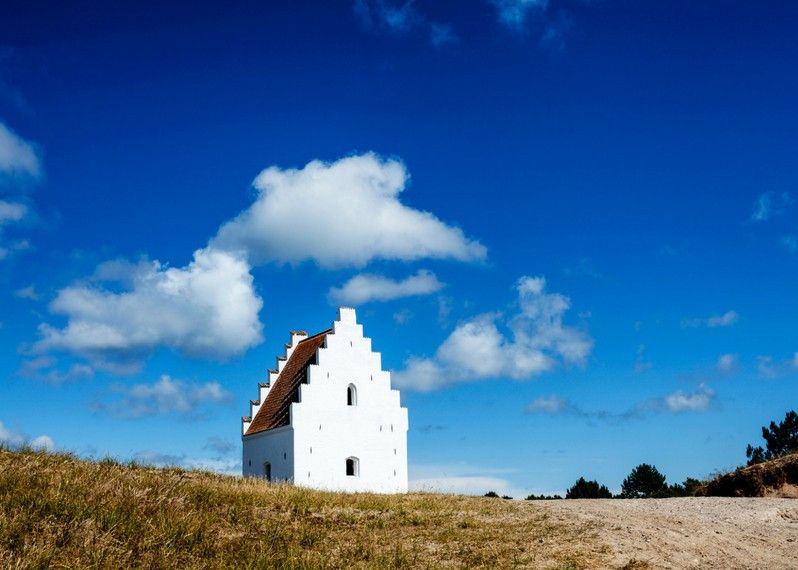 La Den Tilsandede Kirke (la chiesa coperta di sabbia), Skagen, Danimarca.
©PhotographerCW/Getty Images