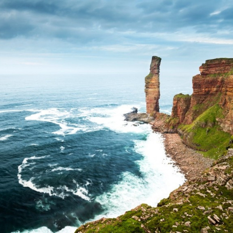 La formazione rocciosa di Old Man of Hoy, Isole Orcadi, Scozia. ©Justin Foulkes/Lonely Planet