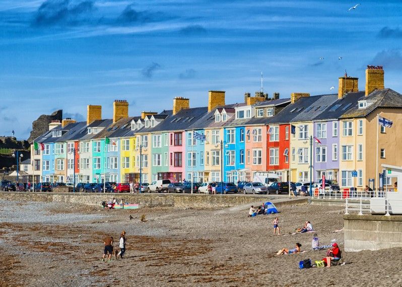 La pittoresca Aberystwyth è una vivace località balneare del Mid Wales © Milosz Maslanka / Shutterstock