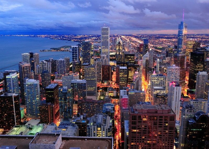 La posizione di Chicago sulle sponde del Lake Michigan favorisce numerose avventure acquatiche. © Songquan Deng / Shutterstock