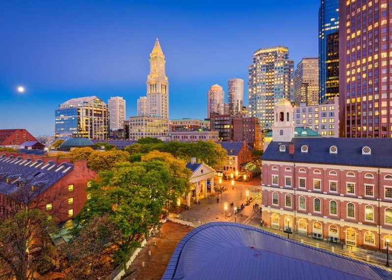 La skyline di Boston, Massachusetts, Stati Uniti. ©Sean Pavone/Shutterstock