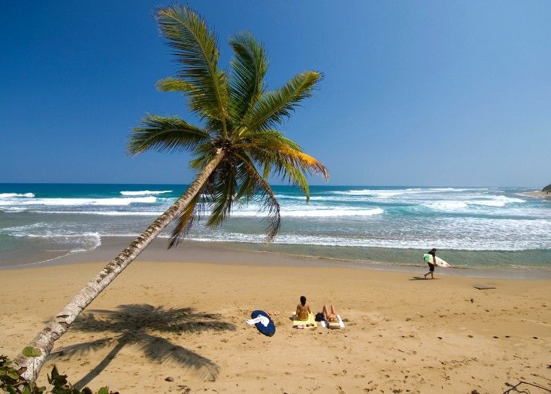 La spiaggia di Cabarete, Repubblica Dominicana.