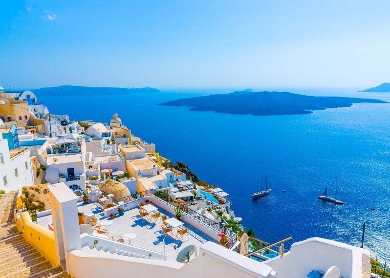 La veduta da Fira, Santorini.
©imagIN.gr photography/Shutterstock