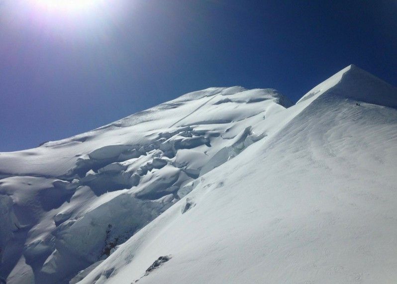 La vetta del Monte Bianco. ©Denis Falconieri/ Lonely Planet Italia