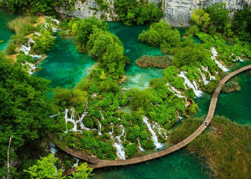 Le cascate nel Parco Nazionale dei laghi di Plitvice, Croazia.
©Kelly Cheng Travel Photography/Getty Images/Flickr RF