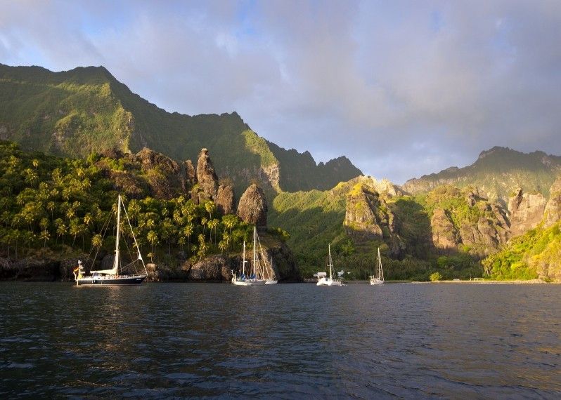 Le remote e affascinanti Isole Marchesi, Polinesia Francese.