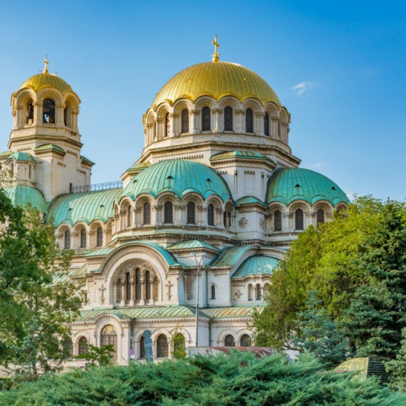 L’iconica cattedrale di St. Alexander Nevsky, Sofia, Bulgaria. ©Takashi Images/Shutterstock