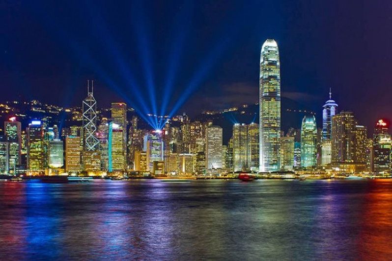 L'incredibile skyline di Hong Kong. Foto di Sunnyha Immagini/Monumento Apri/ Getty Images
