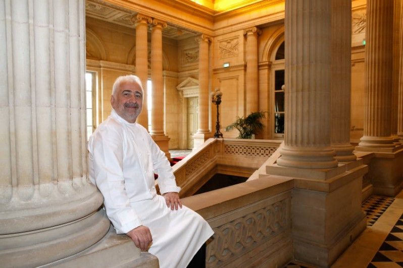 Lo chef Guy Savoy al Monnaie de Paris. Foto di Bertrand Rindoff / French Select / Getty