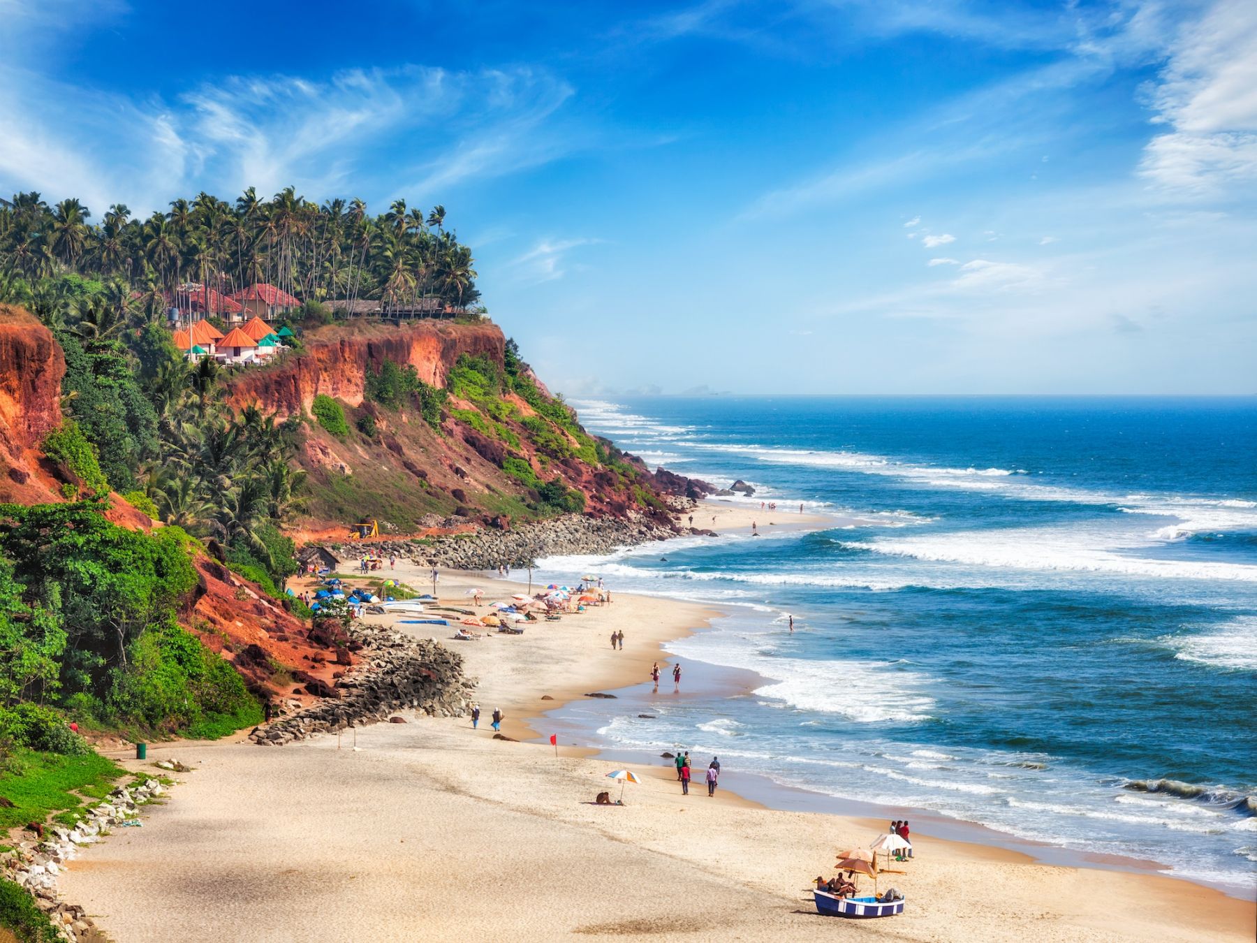 La spiaggia di Varkala ©Dmitry Rukhlenko /Shutterstock