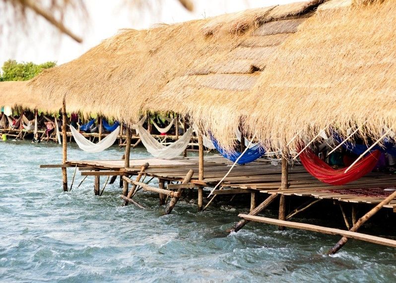 Lungo il Mekong a Kratie, Cambogia.