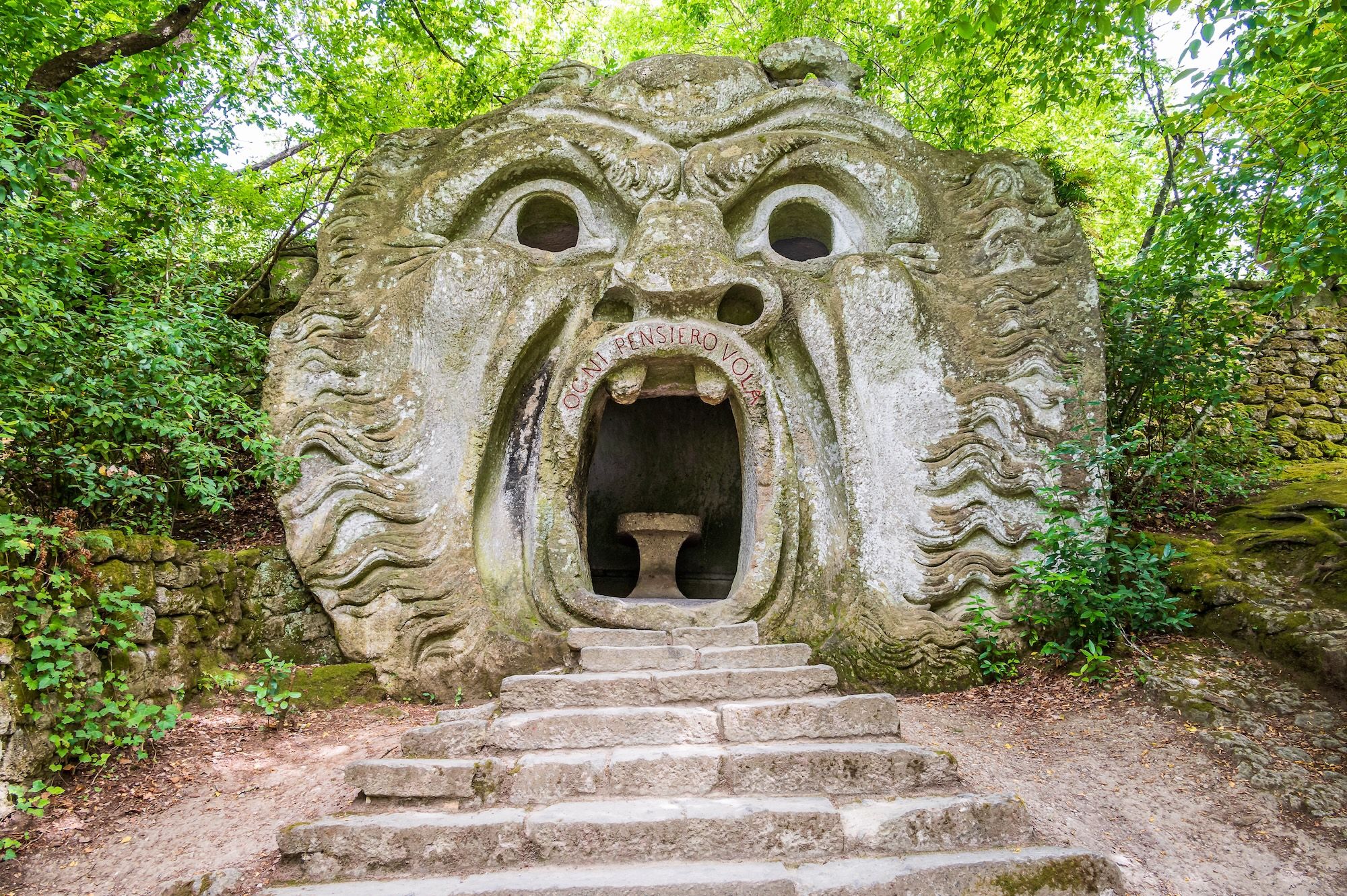 L’orco, la scultura simbolo del parco © Fabio Lotti/Shutterstock