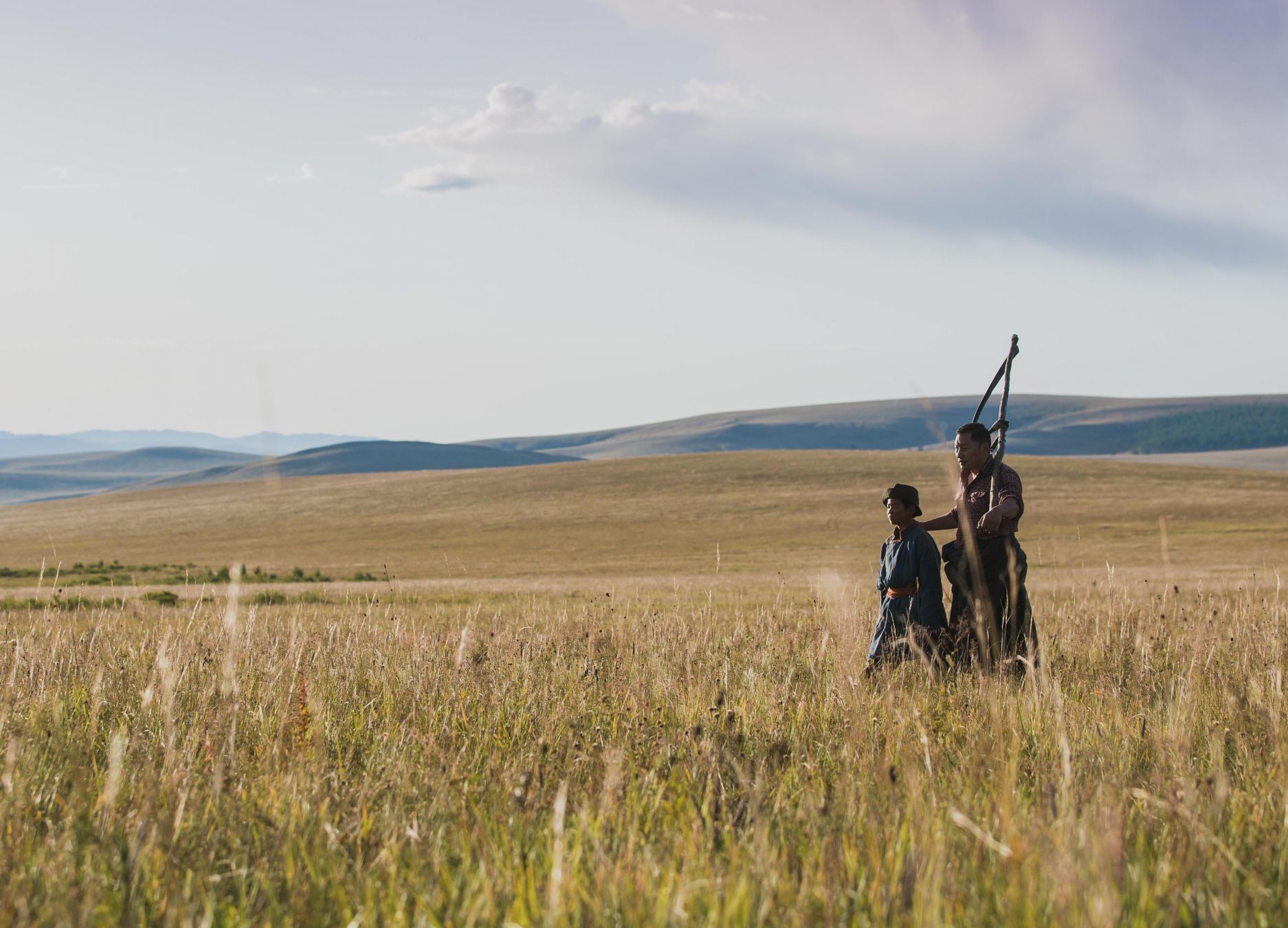 Un fotogramma del film "L'ultima luna di settembre (Harvest moon)"