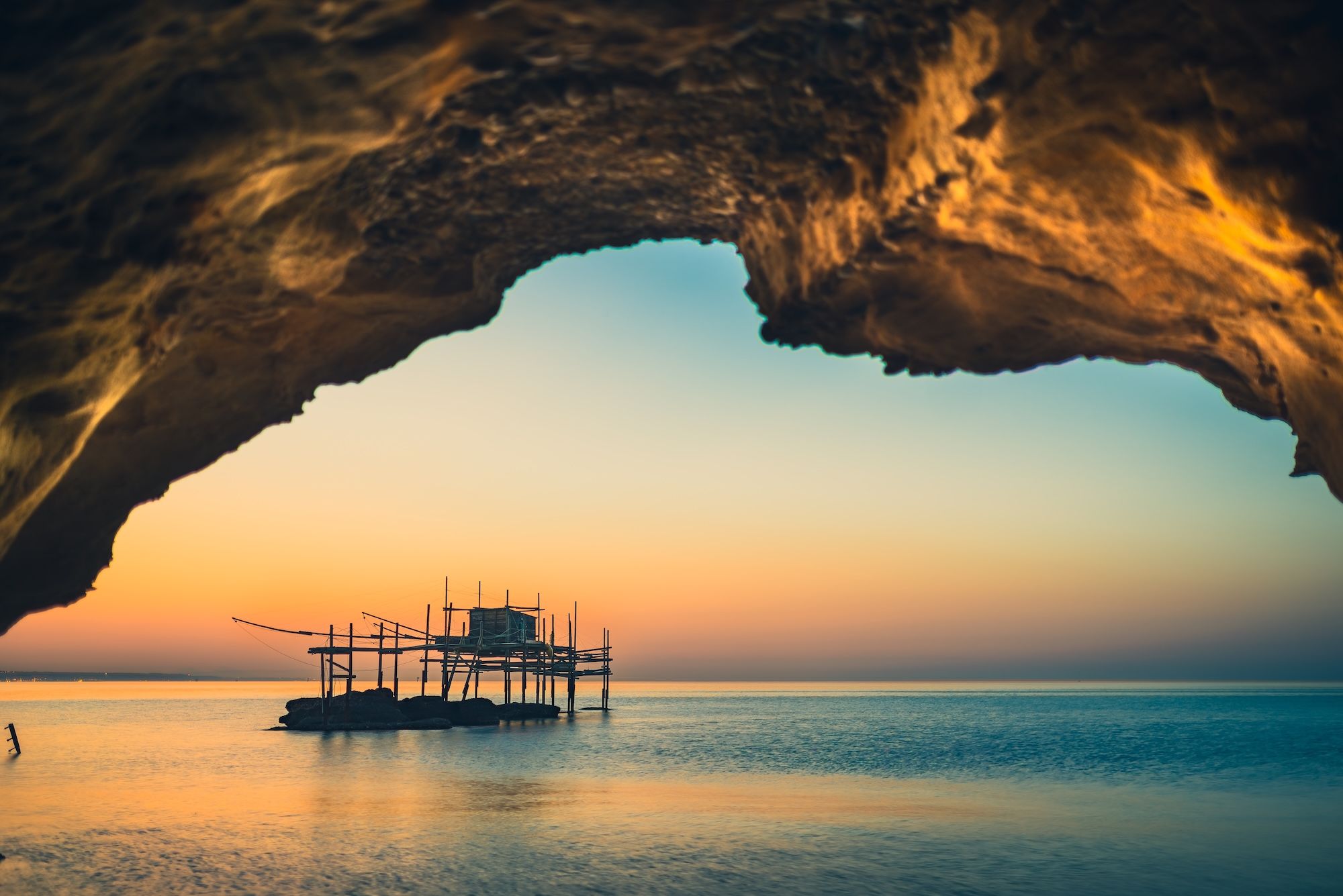 Un trabocco al tramonto © 4K Productions / Shutterstock