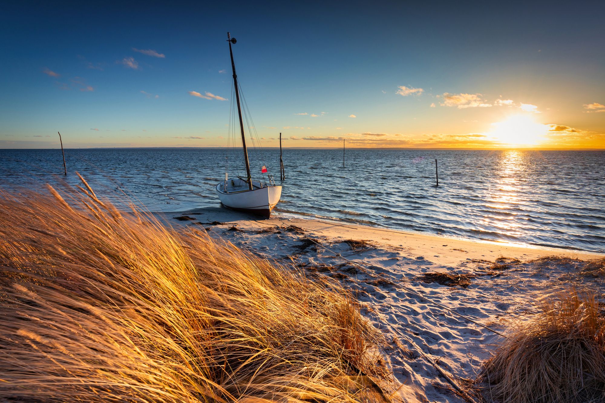 Tramonto sulla penisola di Hel, in Polonia ©Patryk Kosmider/Getty Images