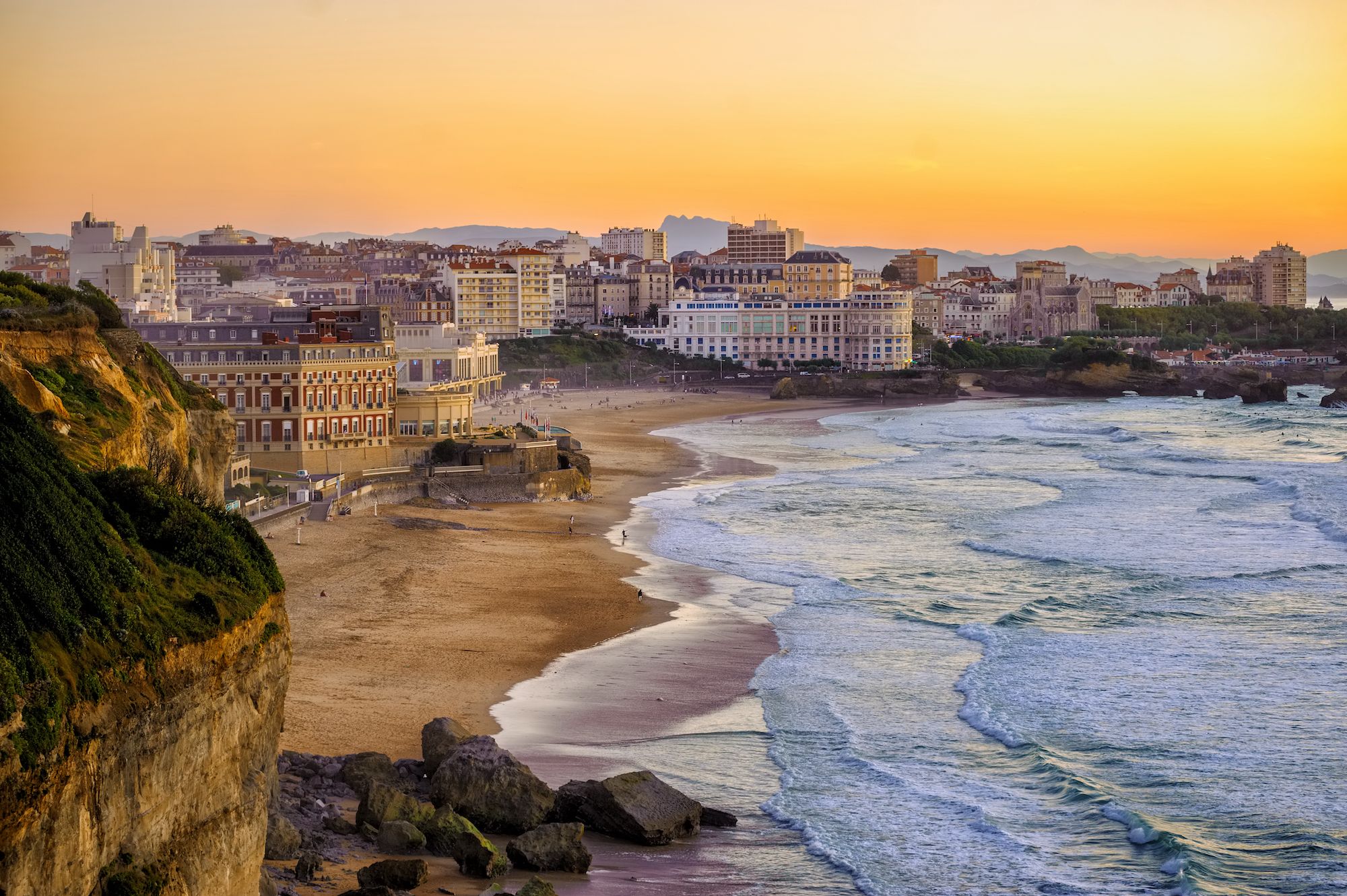 La Grand Plage di Biarritz ©Boris Stroujko