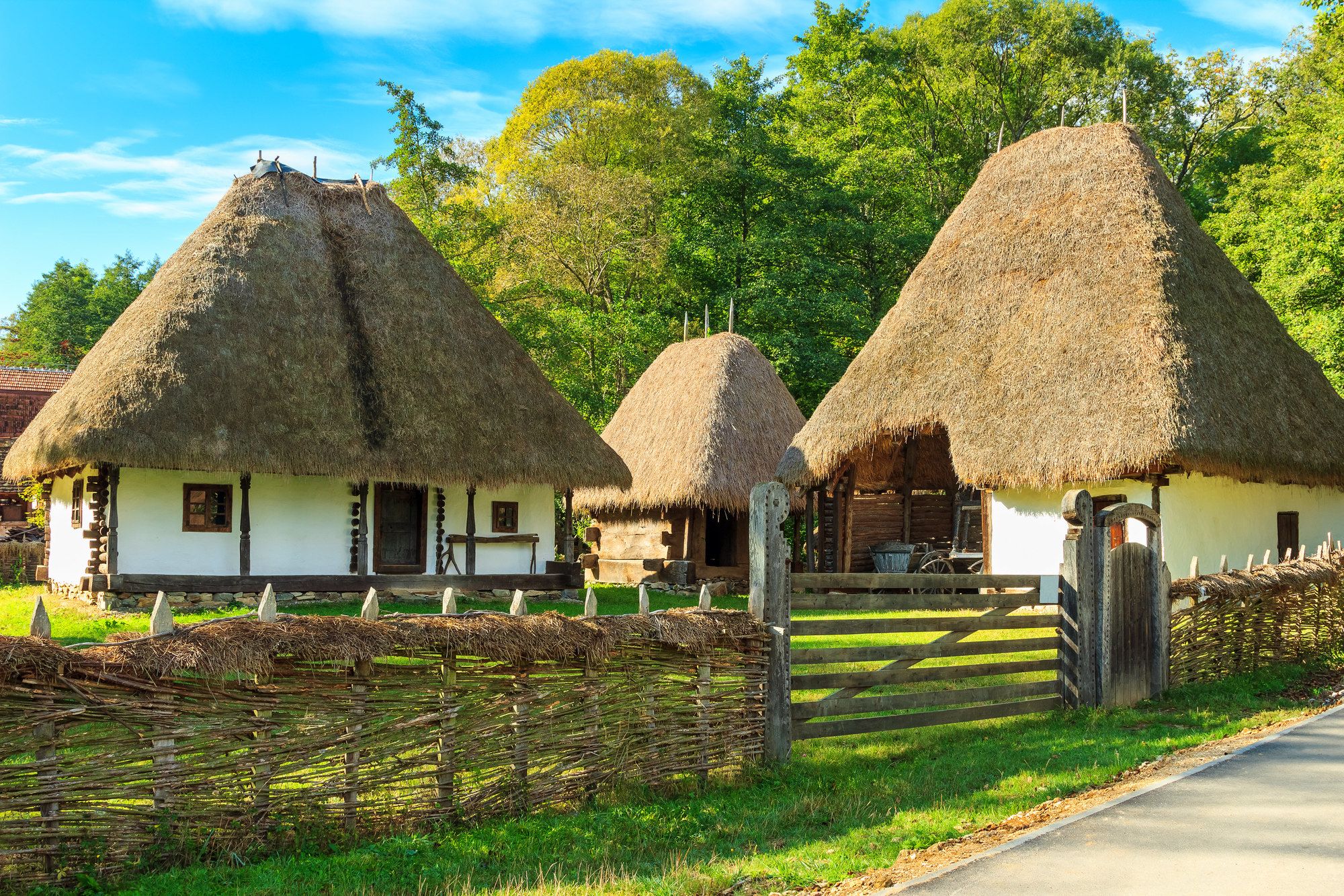 Case tradizionali al Astra Village Museum di Sibiu ©Gaspar Janos/Shutterstock