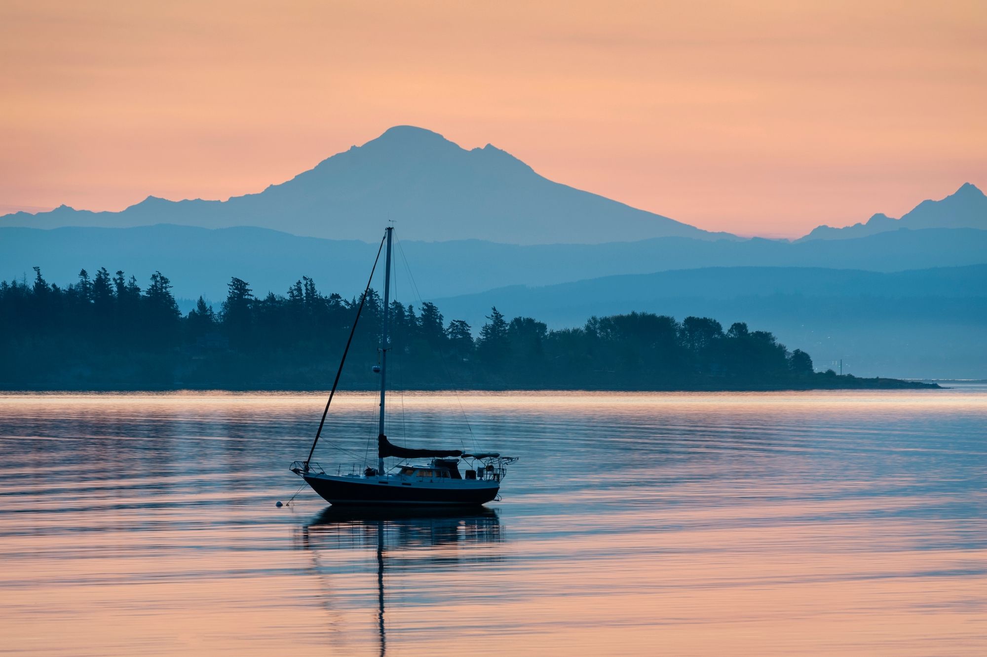 Il tramonto a a  San Juan Island ©Edmund Lowe Photography/Shutterstock