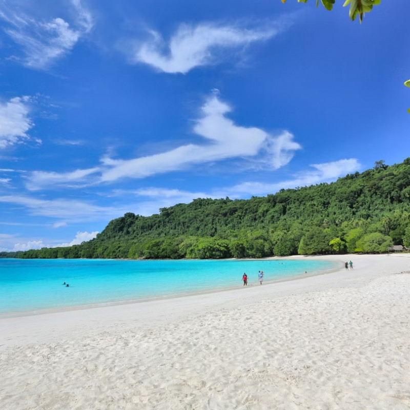 Champagne Beach a Vanuatu, considerata una delle più belle del Pacifico meridionale © Peter Unger / Getty Images