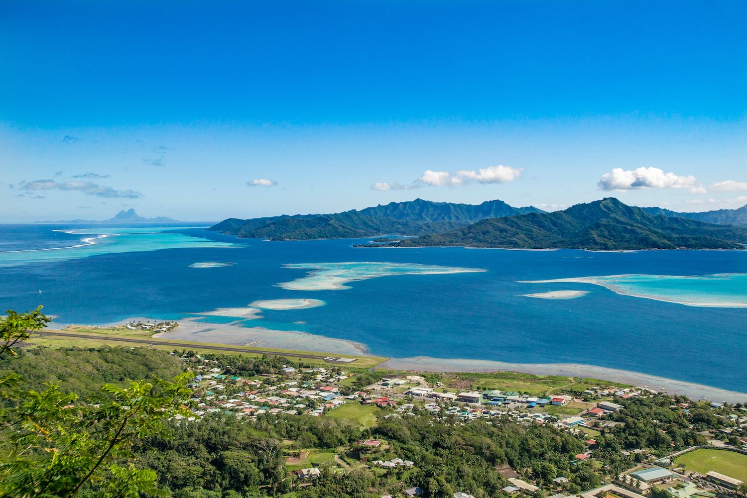 Le isole della polinesia Raiatea e Tahaa