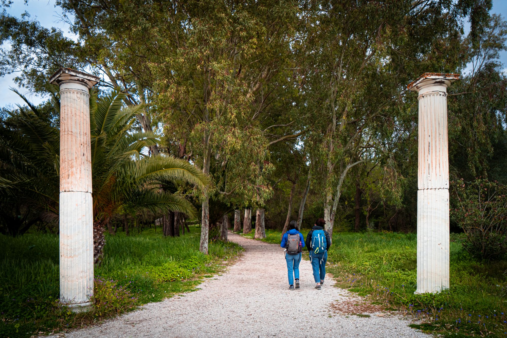 L'ingresso del sito archeologico di Butrinto