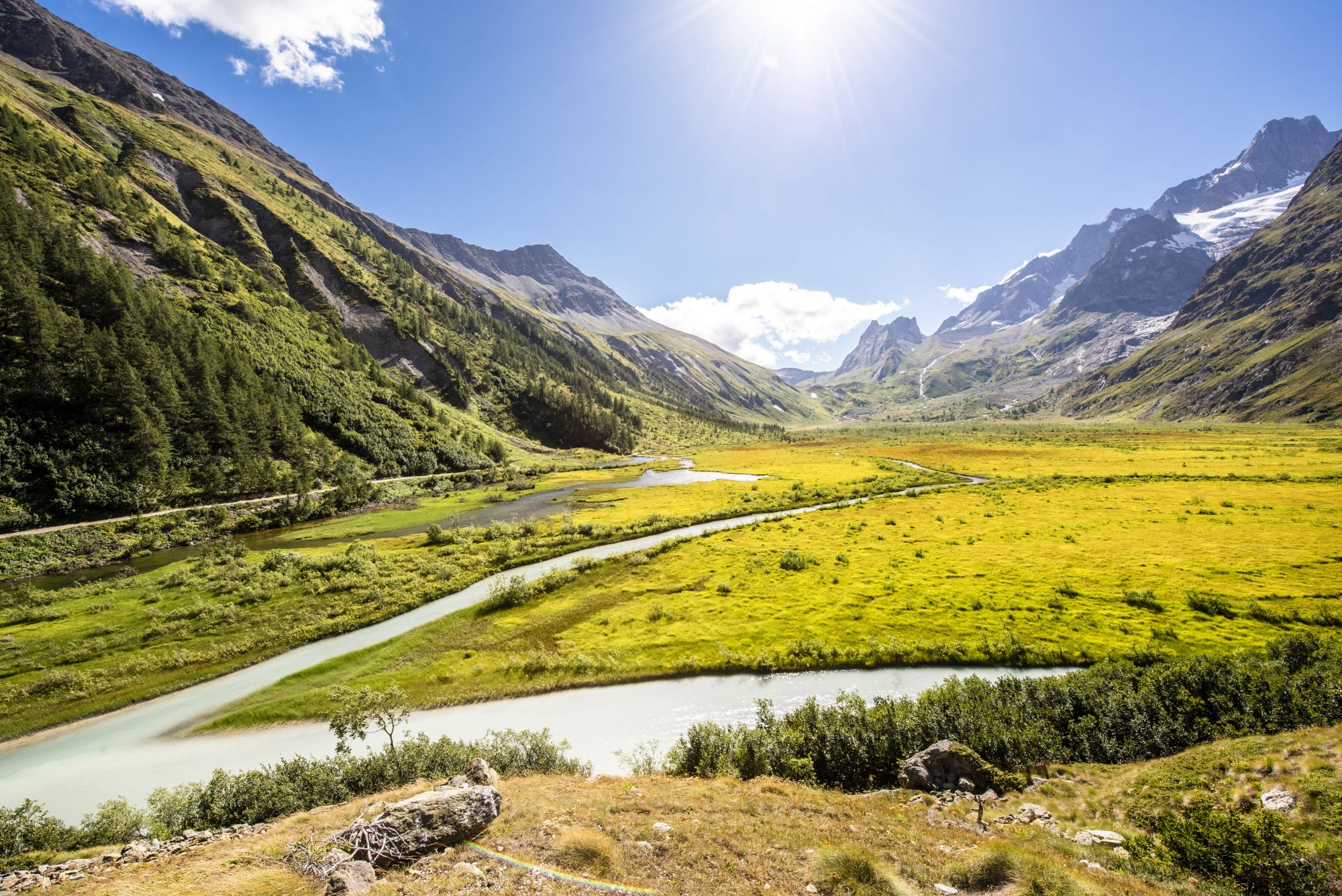 Veduta della Val Veny