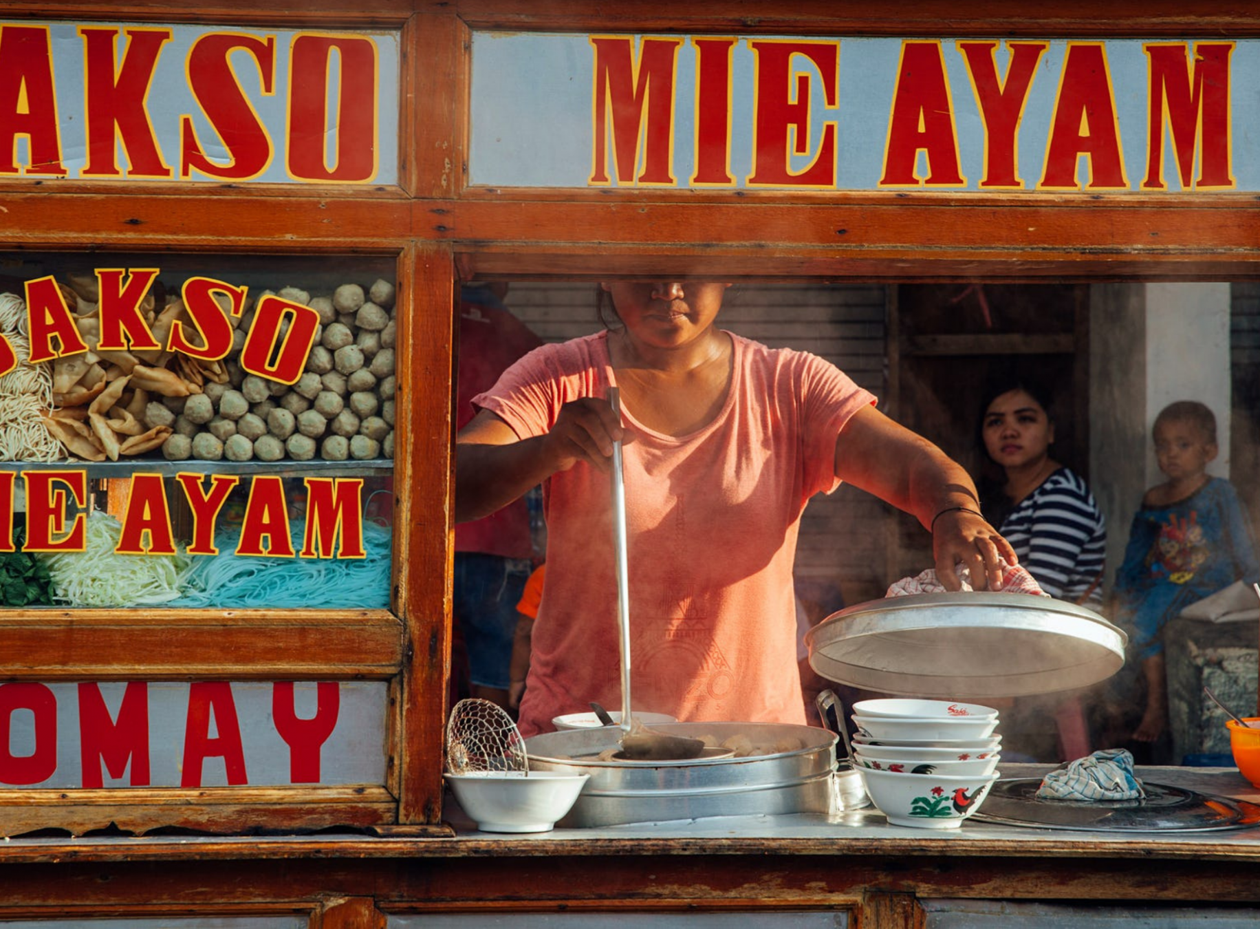 Street food in Indonesia