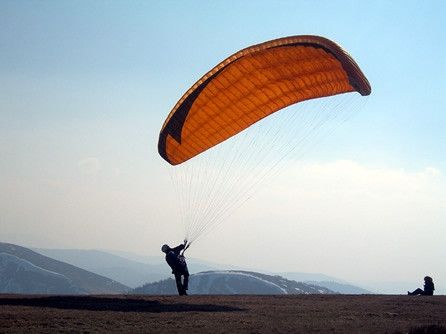Parapendio sui Vosgi © Fotografia di Sauro Sallei
