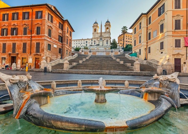 Piazza di Spagna, Roma. ©S.Borisov/Shutterstock
