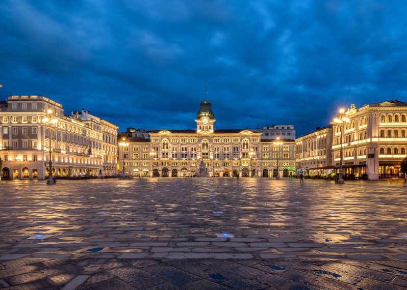Piazza Unità d'Italia, Trieste, Friuli Venezia Giulia.