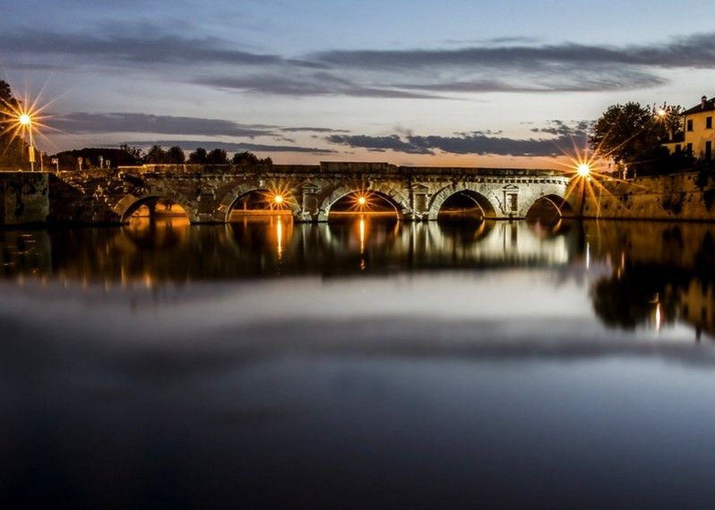 Ponte di Tiberio, Rimini. © Framor1981