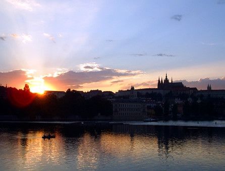 Praga, il sole scende sull'anno vecchio? © Fotografia di Maria Rosa Desalvatore