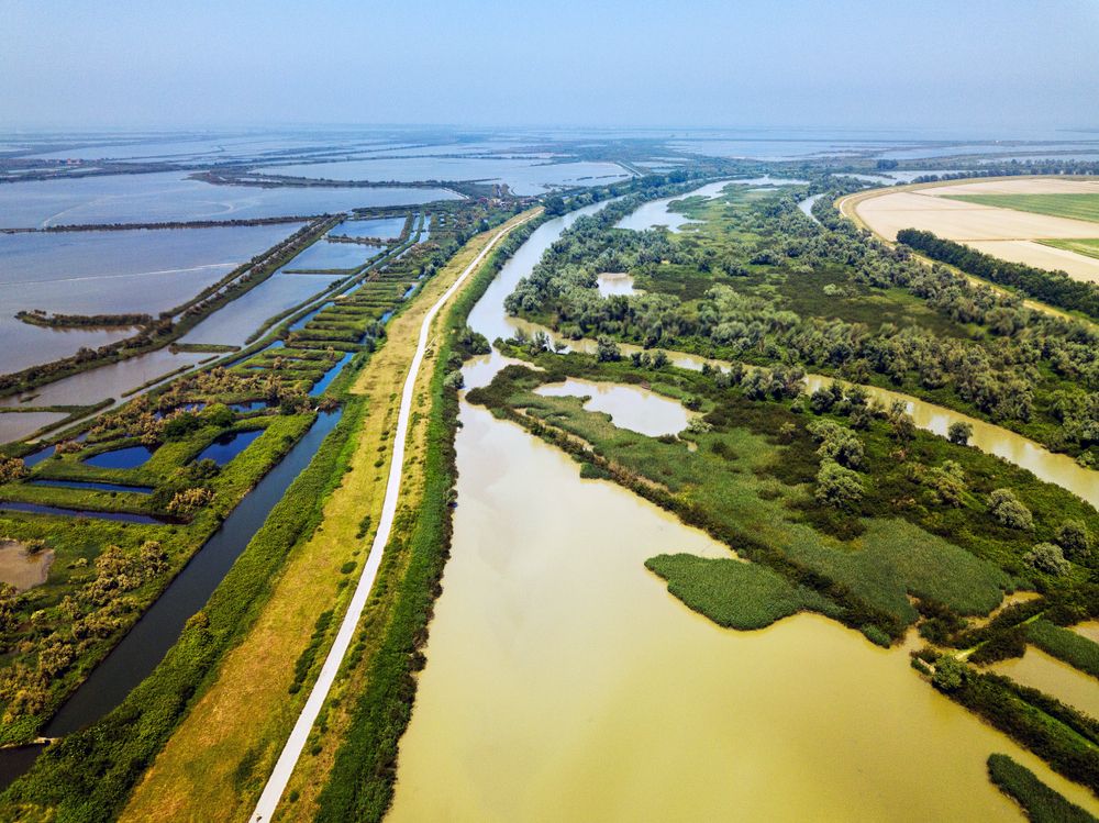 Atmosfere del Delta del Po. Credits Claudio Carra / Shutterstock