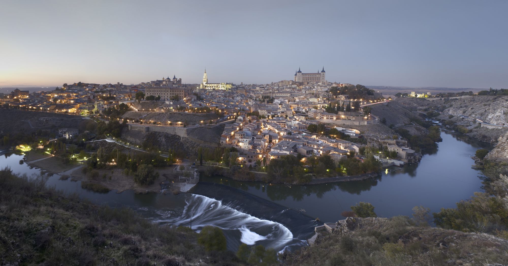 Toledo. Panorama de la ciudad con el río Tajo © Ente Spagnolo del Turismo-Turespaña