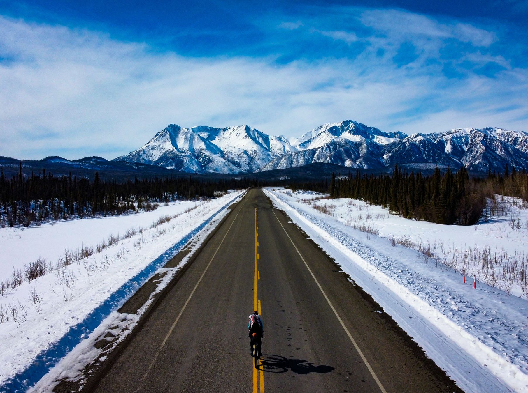bicicletta in Alaska