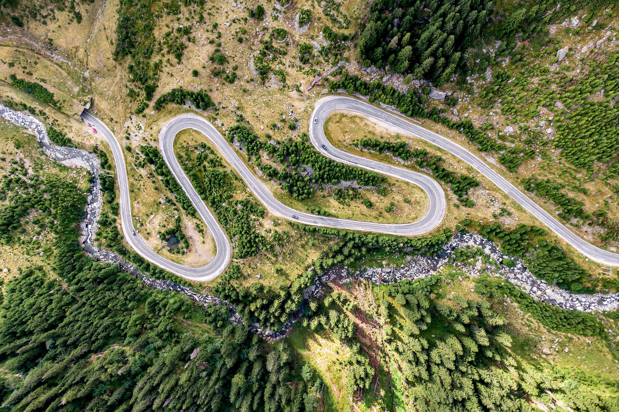 La Transfăgărășan DN7C, soprannominata ‘la follia di Ceaușescu’. ©9parusnikov/Getty Images
