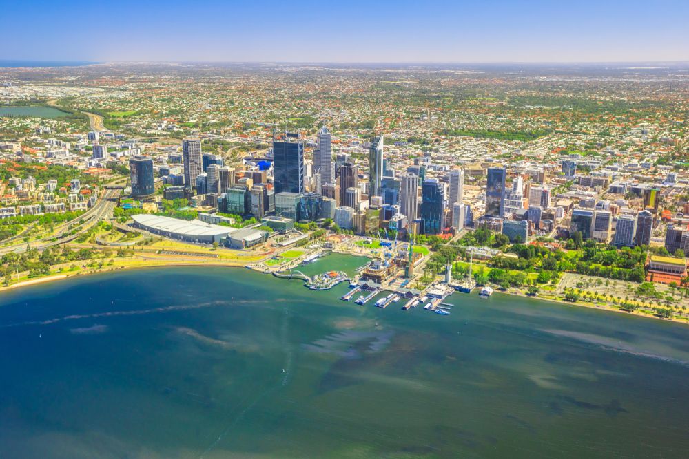 Skyline di Perth. Credits Benny Marty / Shutterstock