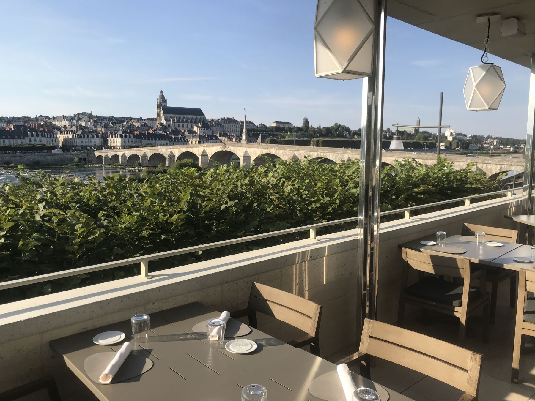 Vista su Blois dall’Hotel Fleur de Loire © Dario Bragaglia