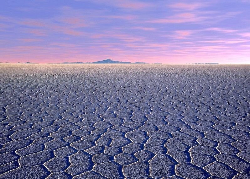 Foto del deserto di Uyuni in Bolivia