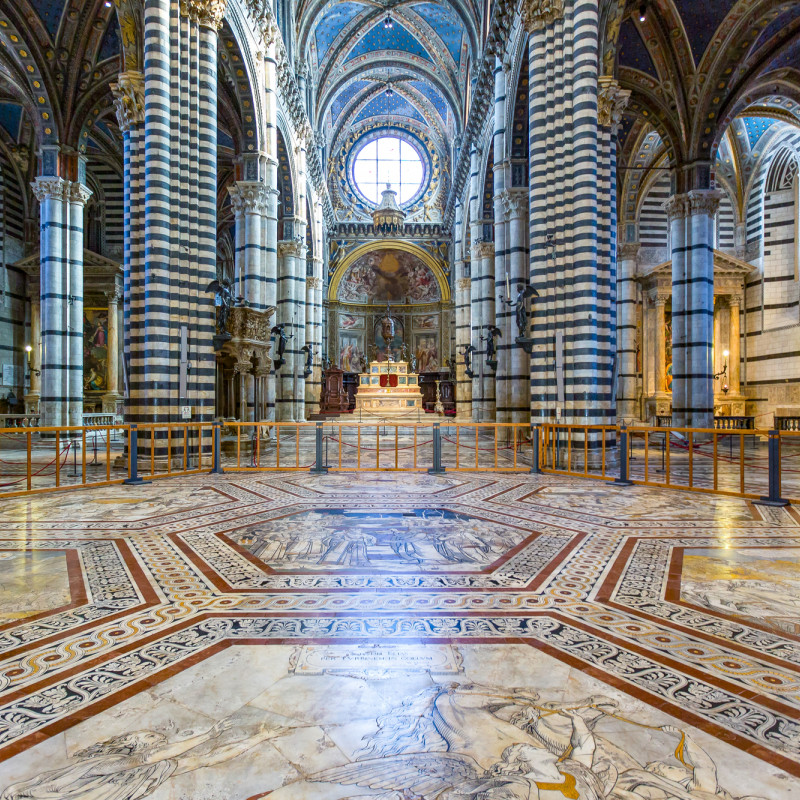 Particolare del Pavimento scoperto del Duomo di Siena©Gimas / Shutterstock