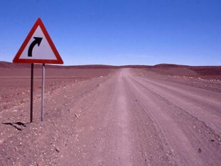 Strada per la Skeleton Coast - fotografia di C. Buscaglione