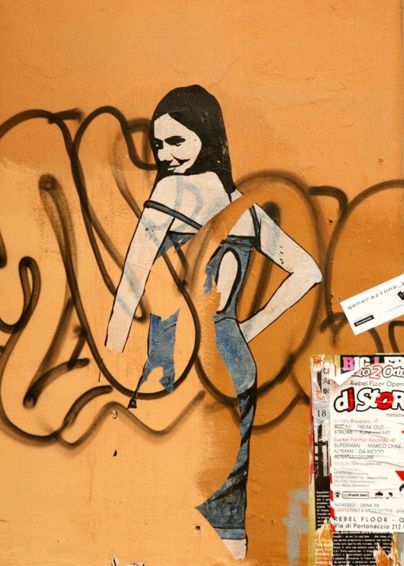 Street art al Pigneto, Roma. ©Lottie Davies/Lonely Planet