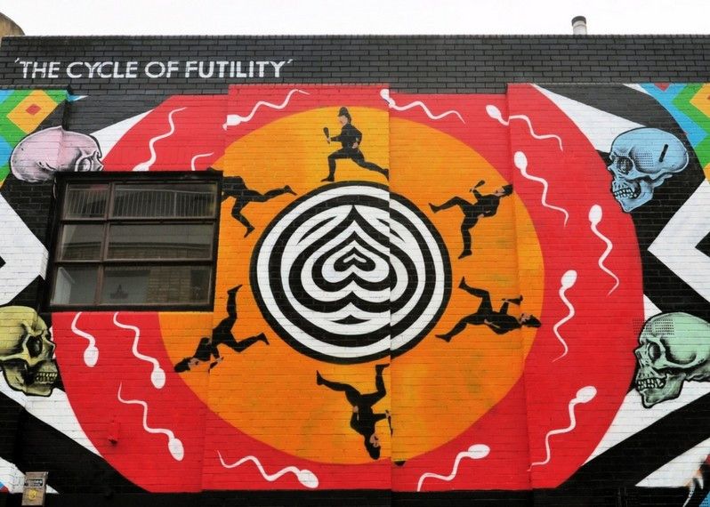 Street art in Redchurch Street, nel quartiere di Shoreditch. ©Ron Ellis/Shutterstock