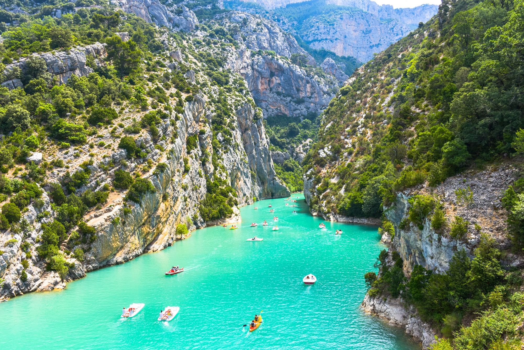 Le Gorges du Verdon, chiamate talvolta il Grand Canyon d’Europa. 
 ©JFFotografie /Shutterstock