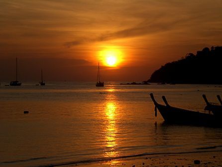Thailandia: l'unico tramonto accettabile - fotografia di Vincenza Medici