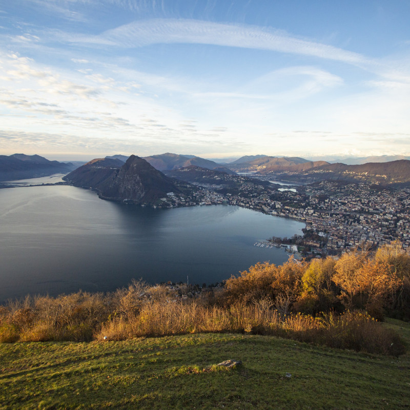 Golfo di Lugano dal Monte Brè © Milo Zanecchia