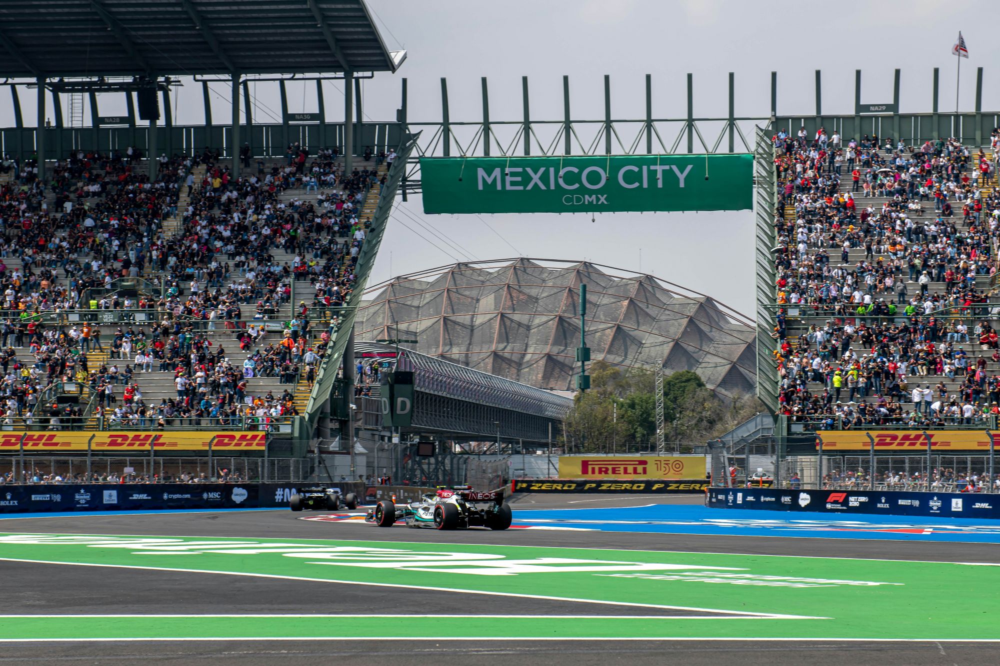 La mitica tribuna dell’Estadio GNP Seguros a Città del Messico. © Shutterstock