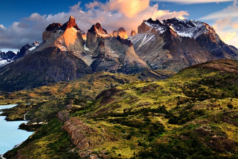 Torres del Paine, un'alba grandiosa