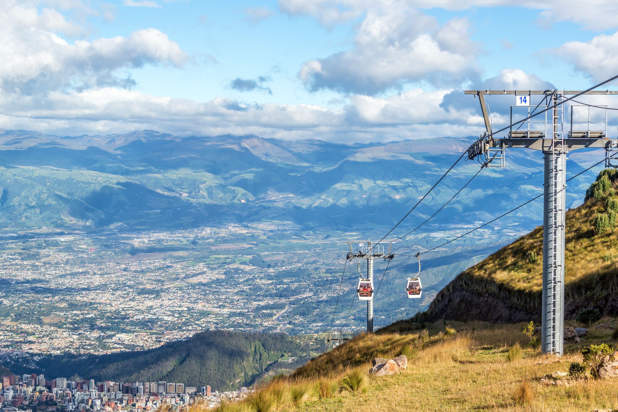 Il TeleferiQo si arrampica sulle Ande fuori Quito, in Ecuador ©Jess Kraft/Shutterstock