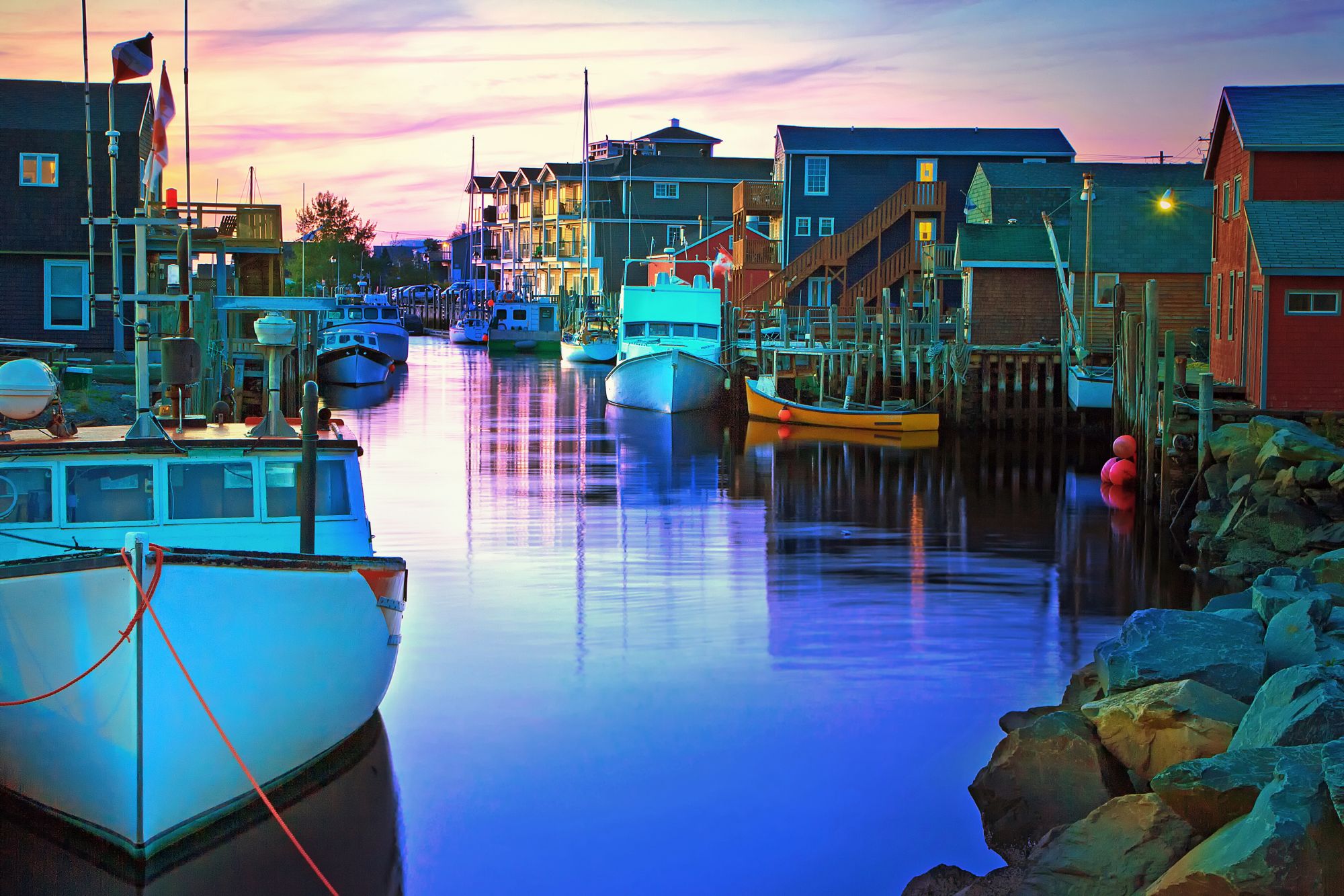 La Nova Scotia è stupenda anche quando cala la sera©Joe Regan/Getty Images